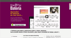 Desktop Screenshot of how2play-bateria.com